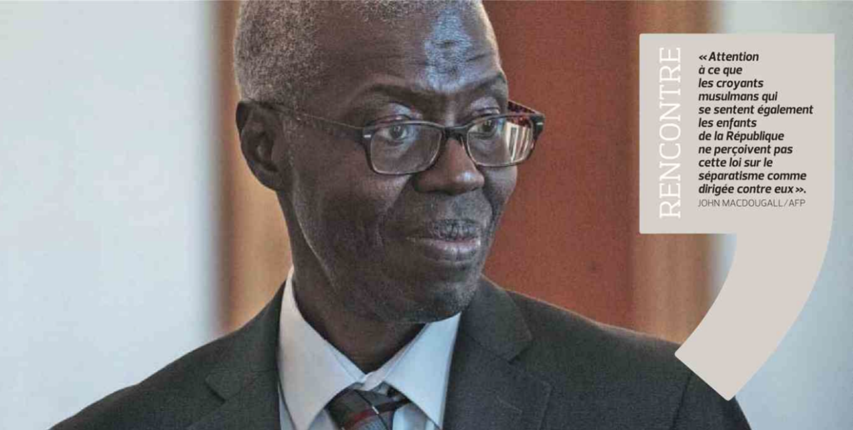Souleymane Bachir Diagne. JOHN MACDOUGALL/AFP