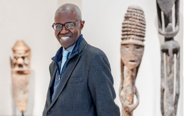 Souleymane Bachir Diagne au Louvre