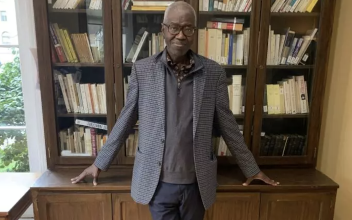 Souleymane Bachir Diagne à la Maison Française de l'université de Columbia à New York. © Michaël Oliveira Da Costa / RFI
