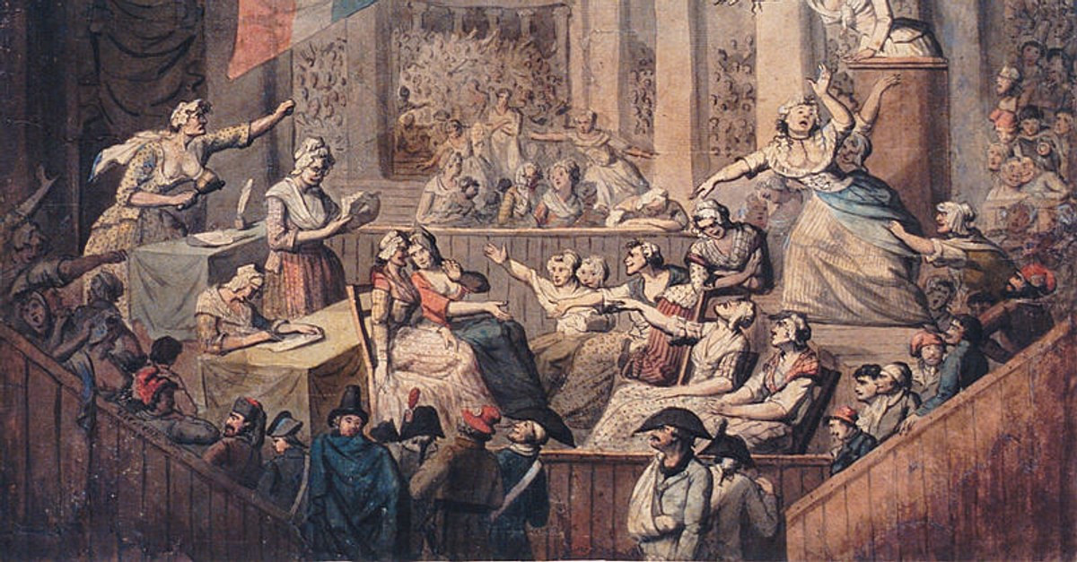 Club of Patriotic French Women in a Church Chérieux