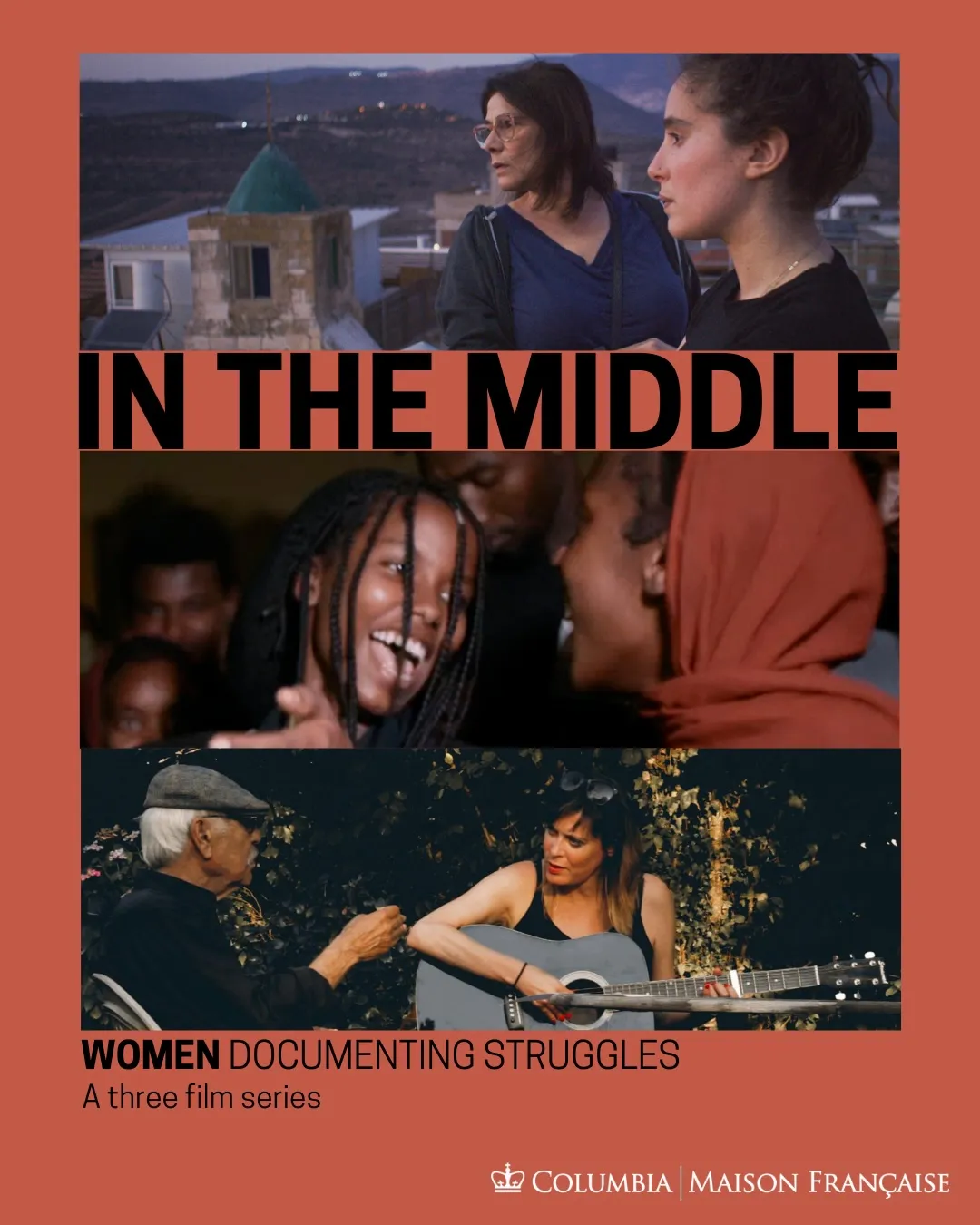 In the middle