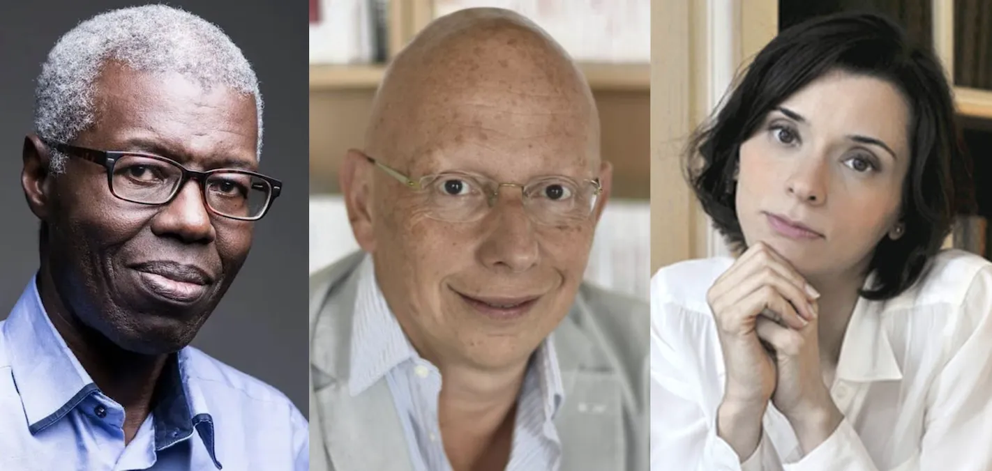 Souleymane Bachir Diagne, Frédéric Worms, and Clémence Boulouque