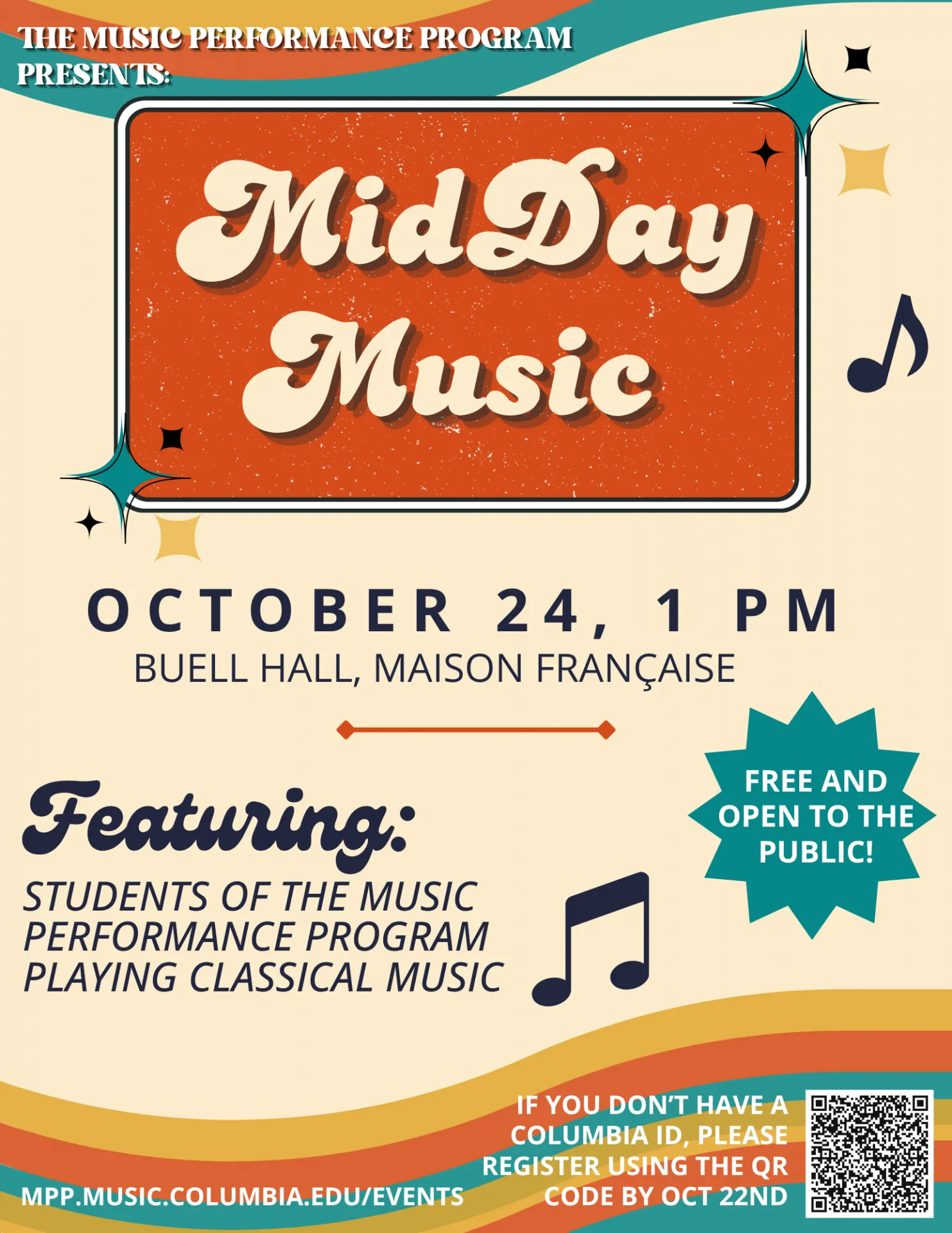 Midday music poster