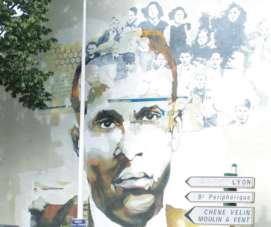 Frantz Fanon Mural in Venissieux ©Bruce Clarke